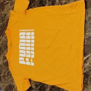 Puma orange boys shirt